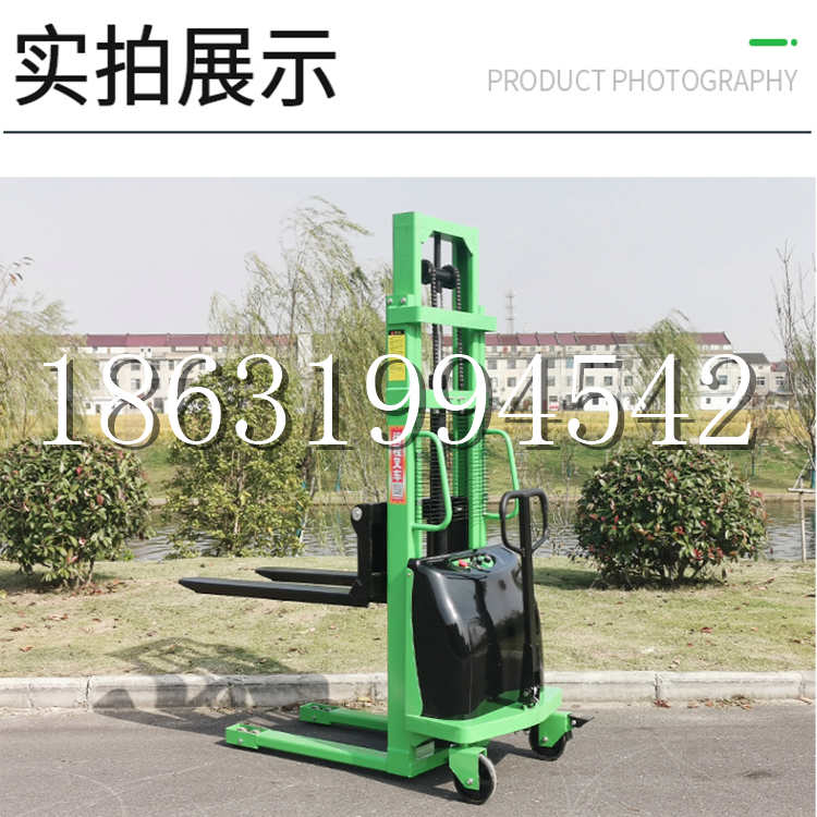 大竹县电动叉车堆高车液压铲车电瓶1吨2吨站驾步行式小型全自动叉车